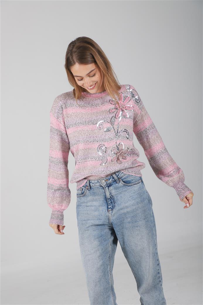 Sweater Viena Bordado con Lentejuelas